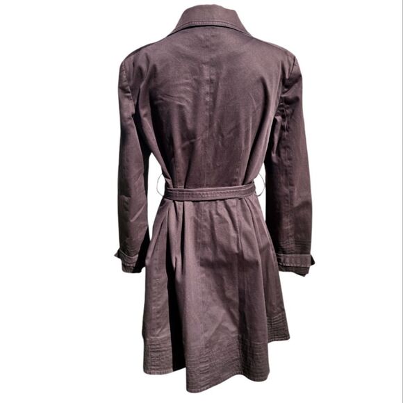 Zara Basic Solid Brown Trenchcoat Size XL‎ - Picture 2 of 11